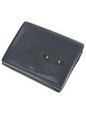 Fendi Bugs Monster Compact Wallet Trifold Coin Purse
